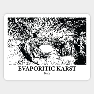 Evaporitic Karst - Italy Magnet